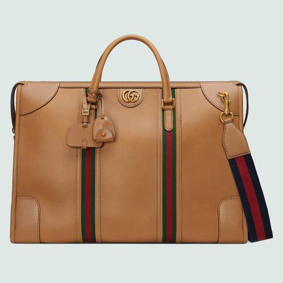 Gucci Bauletto Duffle Bag Leather Extra Large - Picture 1 of 14